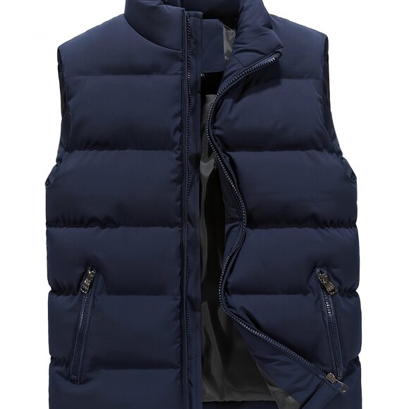 Beautiful Giant Other - Men's Lightweight Puffer Vest with Zippered Side Pocket